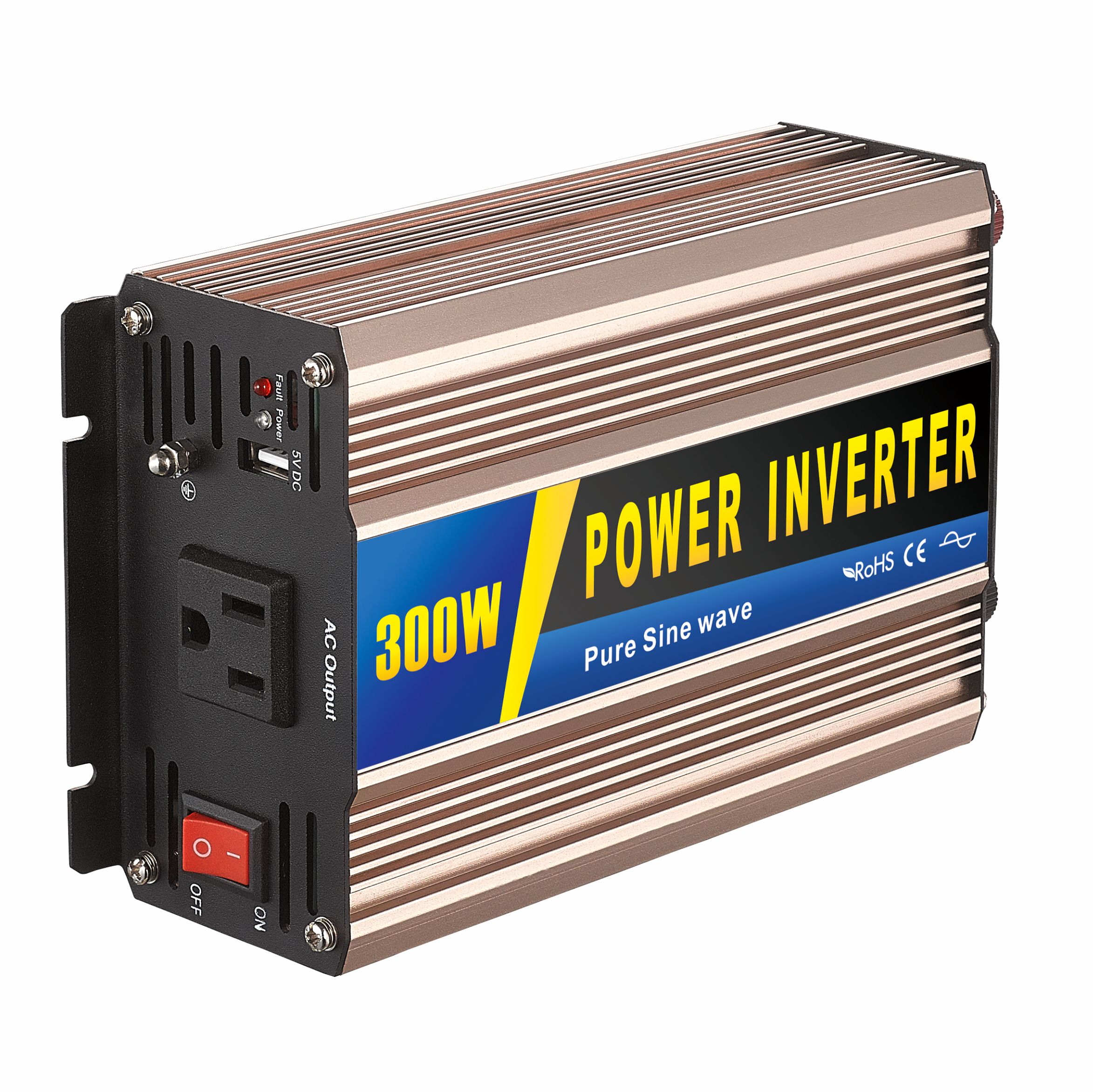 WSTP 300w AC Power Inverter Solar Pure Sine Wave